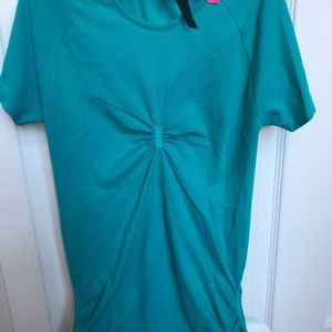 Sweaty Betty turquoise dry fit t shirt